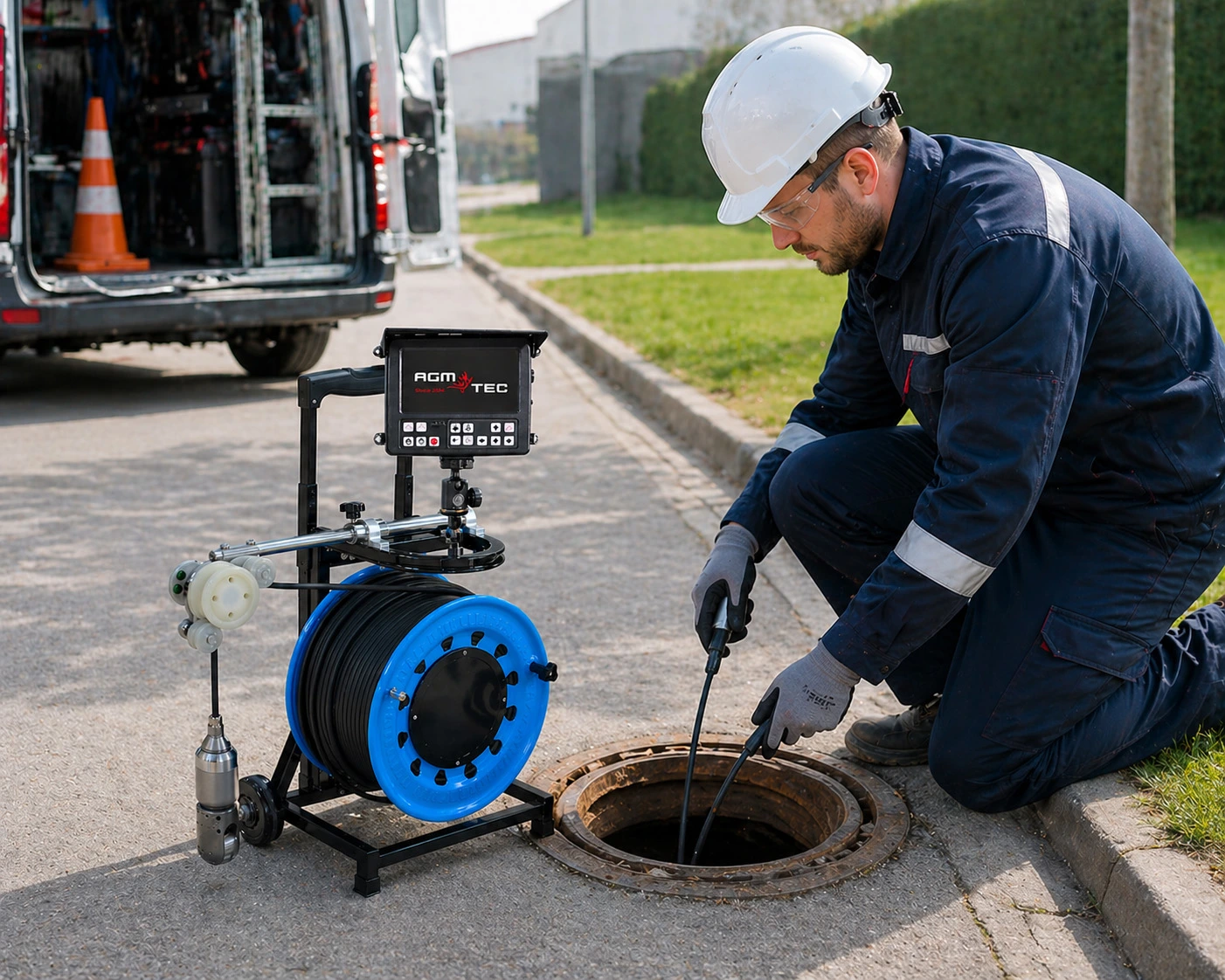 Caméra Verticam HAD V2 Compact facile à transporter pour les inspections terrain