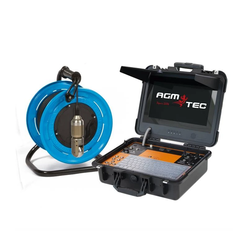 Verticam Lite HAD V2 — pack mallette + dévidoir bleu pour une utilisation facile en inspection verticale